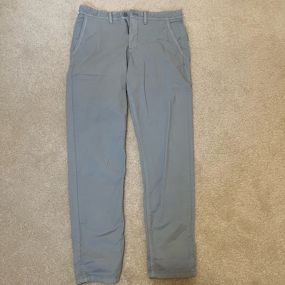 Grey Denim Pants
